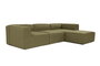 Atelier Del Sofa Sofá Esquinero Verde 296x185x66 cm